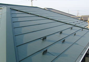 板金屋根の修理